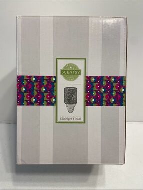 NIB Scentsy Midnight Floral Mini Wall Plug-In Warmer - Multicolor New Retired